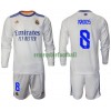 Maillot à Manches Longues Real Madrid Kroos 8 Domicile 2021-22 Pour Enfant